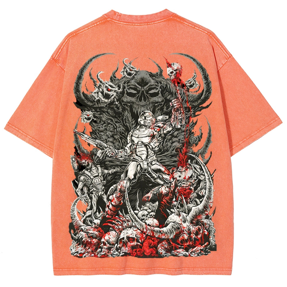 DOOM Unisex Fit Washed T-Shirt 2601010122