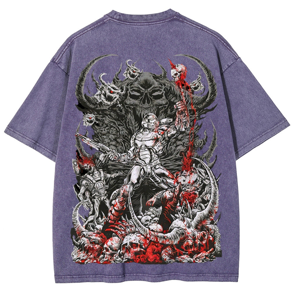DOOM Unisex Fit Washed T-Shirt 2601010122