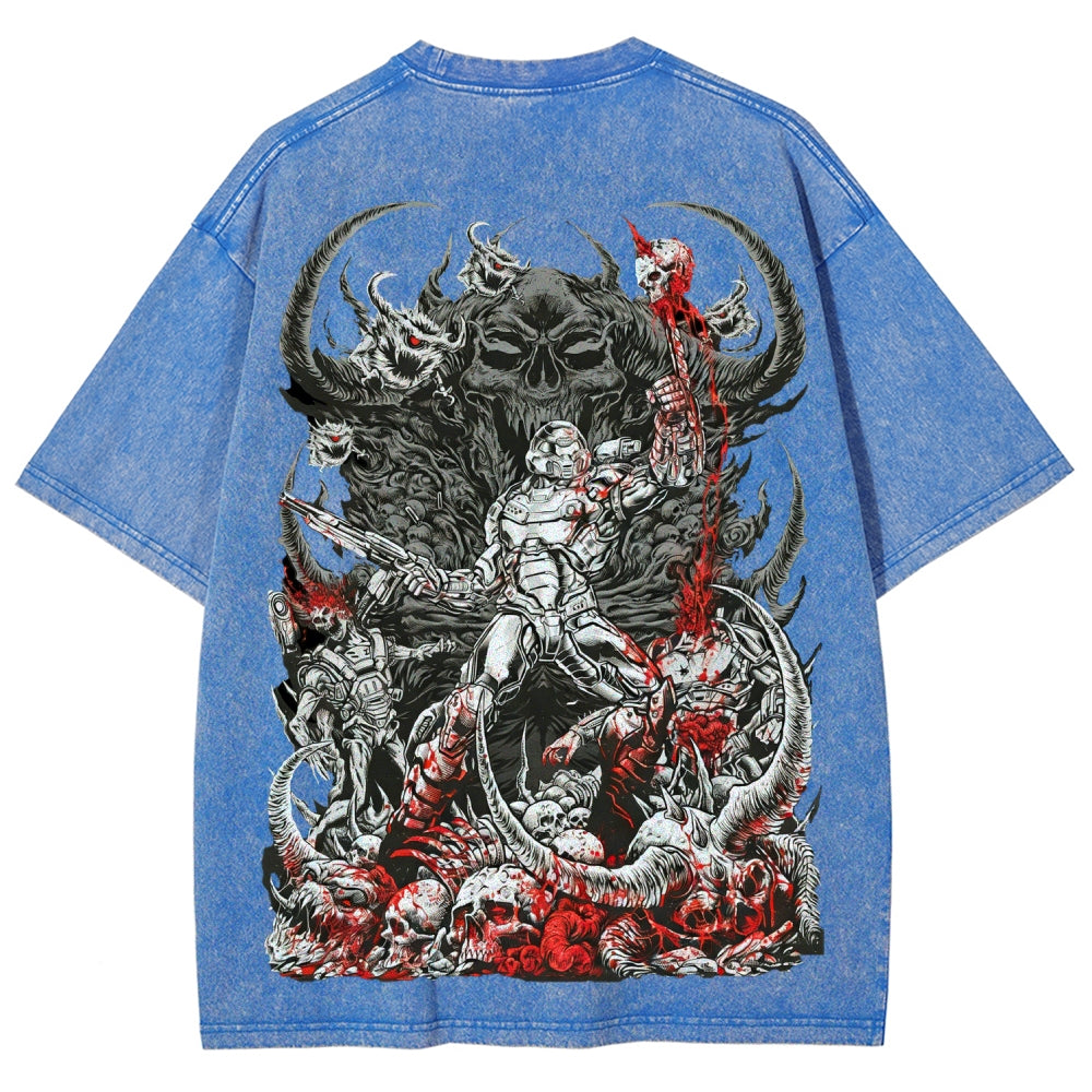 DOOM Unisex Fit Washed T-Shirt 2601010122