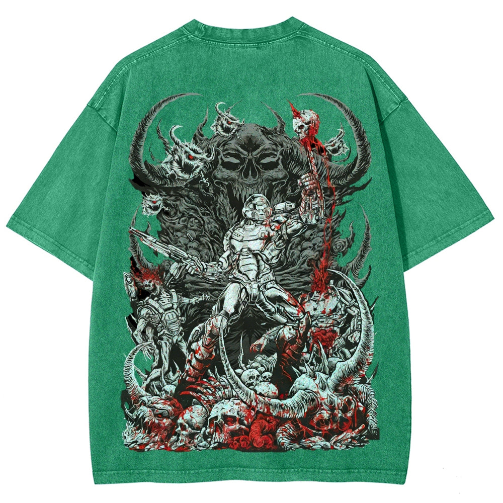 DOOM Unisex Fit Washed T-Shirt 2601010122