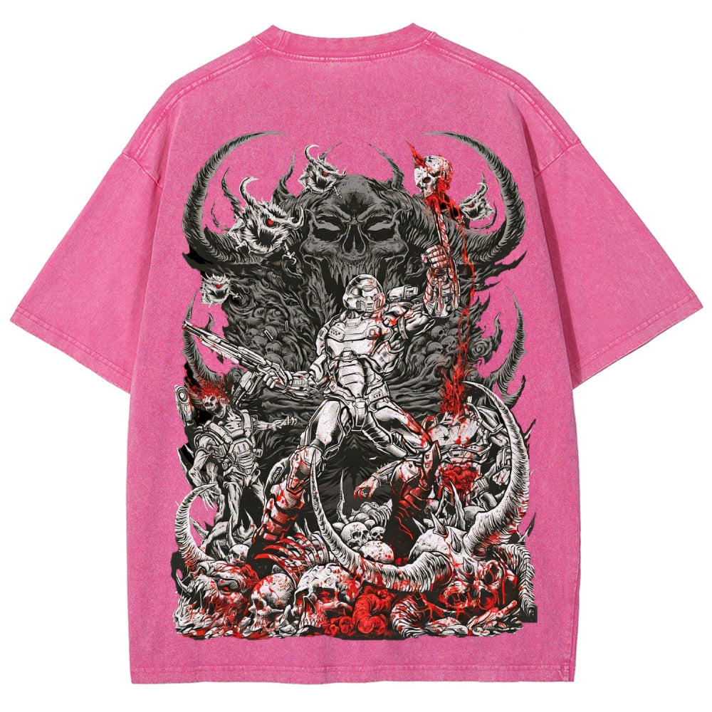 DOOM Unisex Fit Washed T-Shirt 2601010122