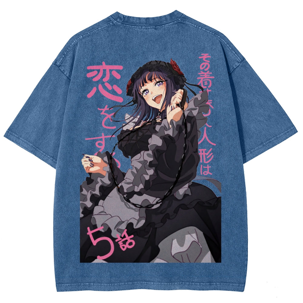 Kitagawa Unisex Fit Washed T-Shirt 2601011643