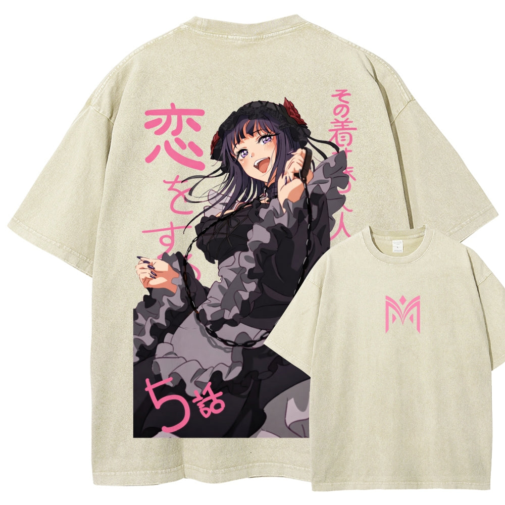 Kitagawa Unisex Fit Washed T-Shirt 2601011643
