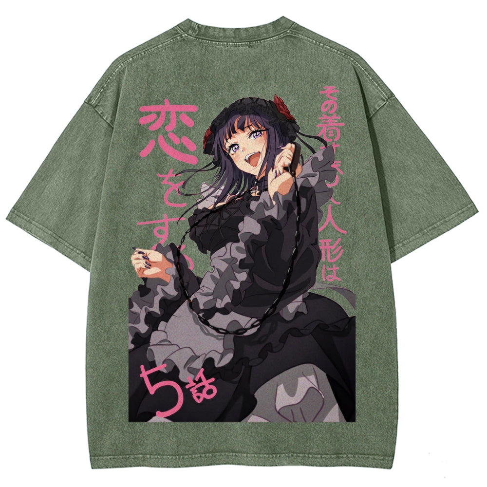 Kitagawa Unisex Fit Washed T-Shirt 2601011643