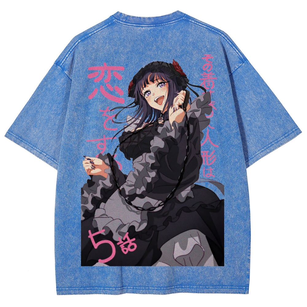 Kitagawa Unisex Fit Washed T-Shirt 2601011643