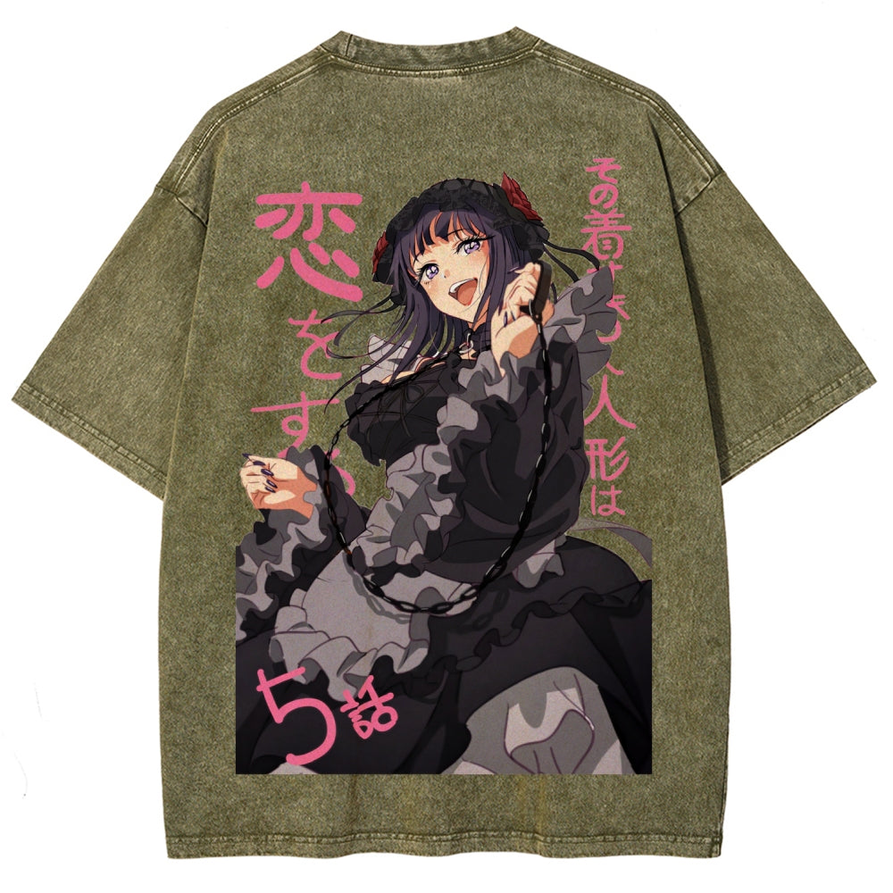Kitagawa Unisex Fit Washed T-Shirt 2601011643