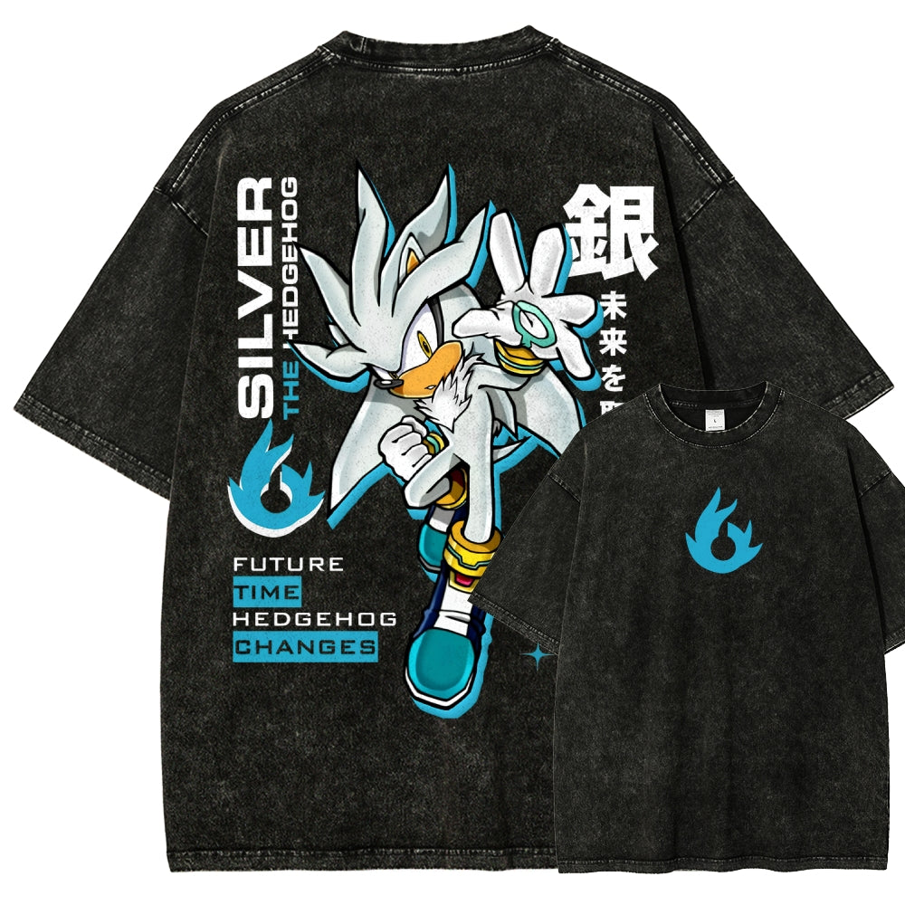 Sonic Unisex Fit Washed T-Shirt 2601012154