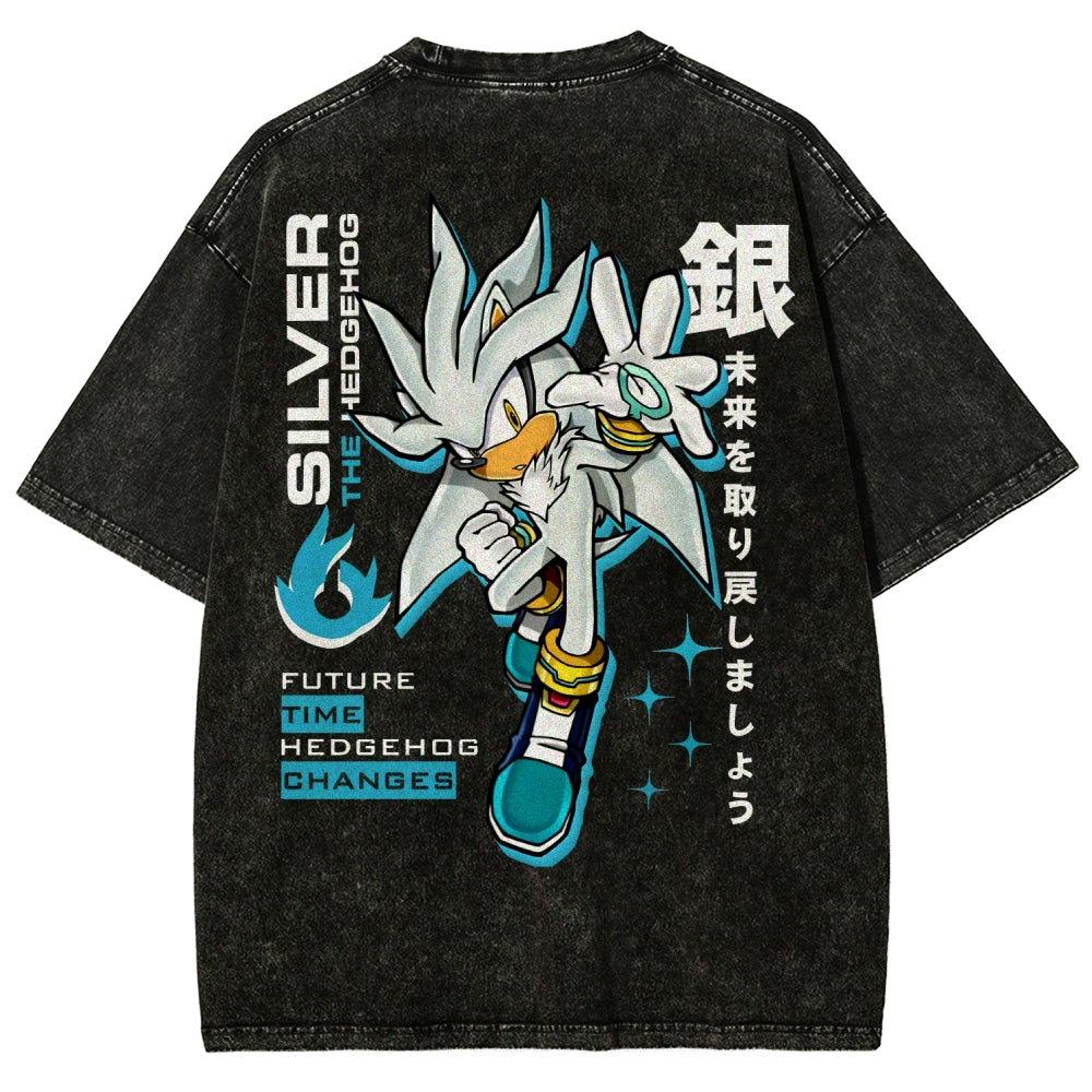 Sonic Unisex Fit Washed T-Shirt 2601012154