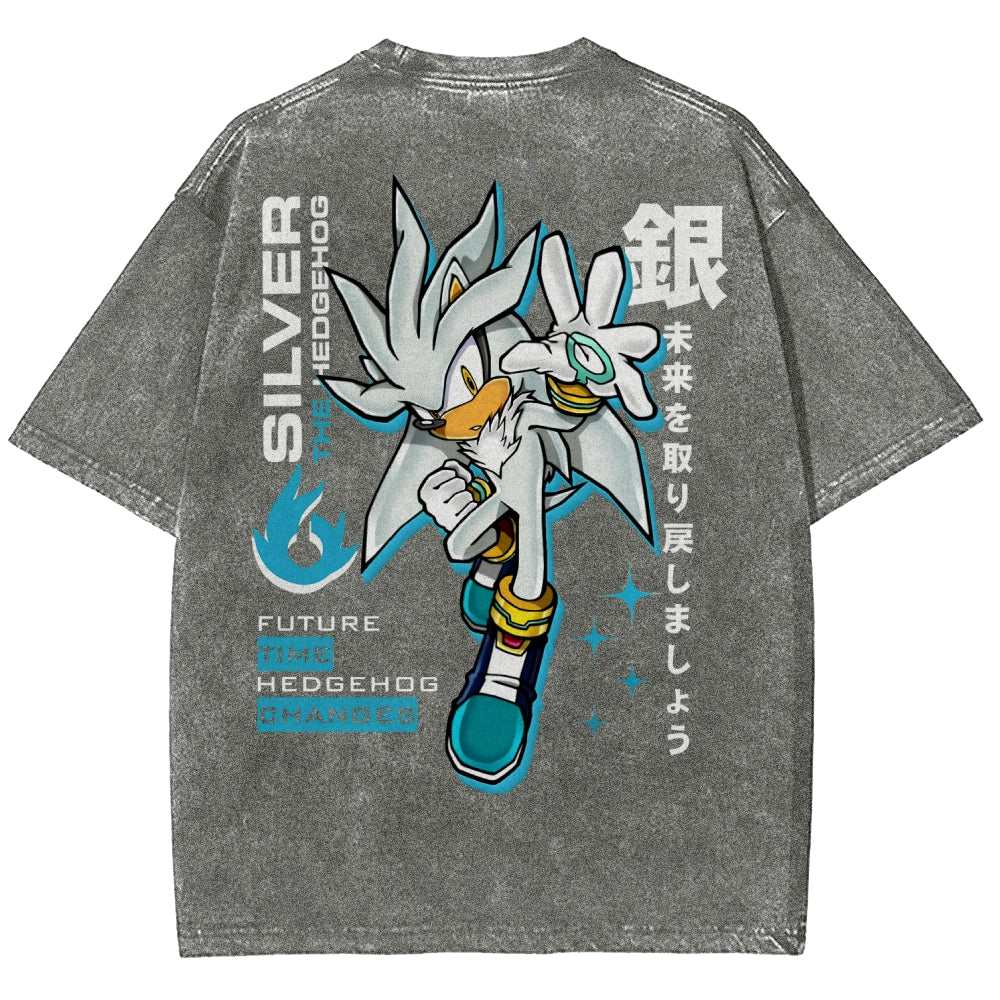 Sonic Unisex Fit Washed T-Shirt 2601012154