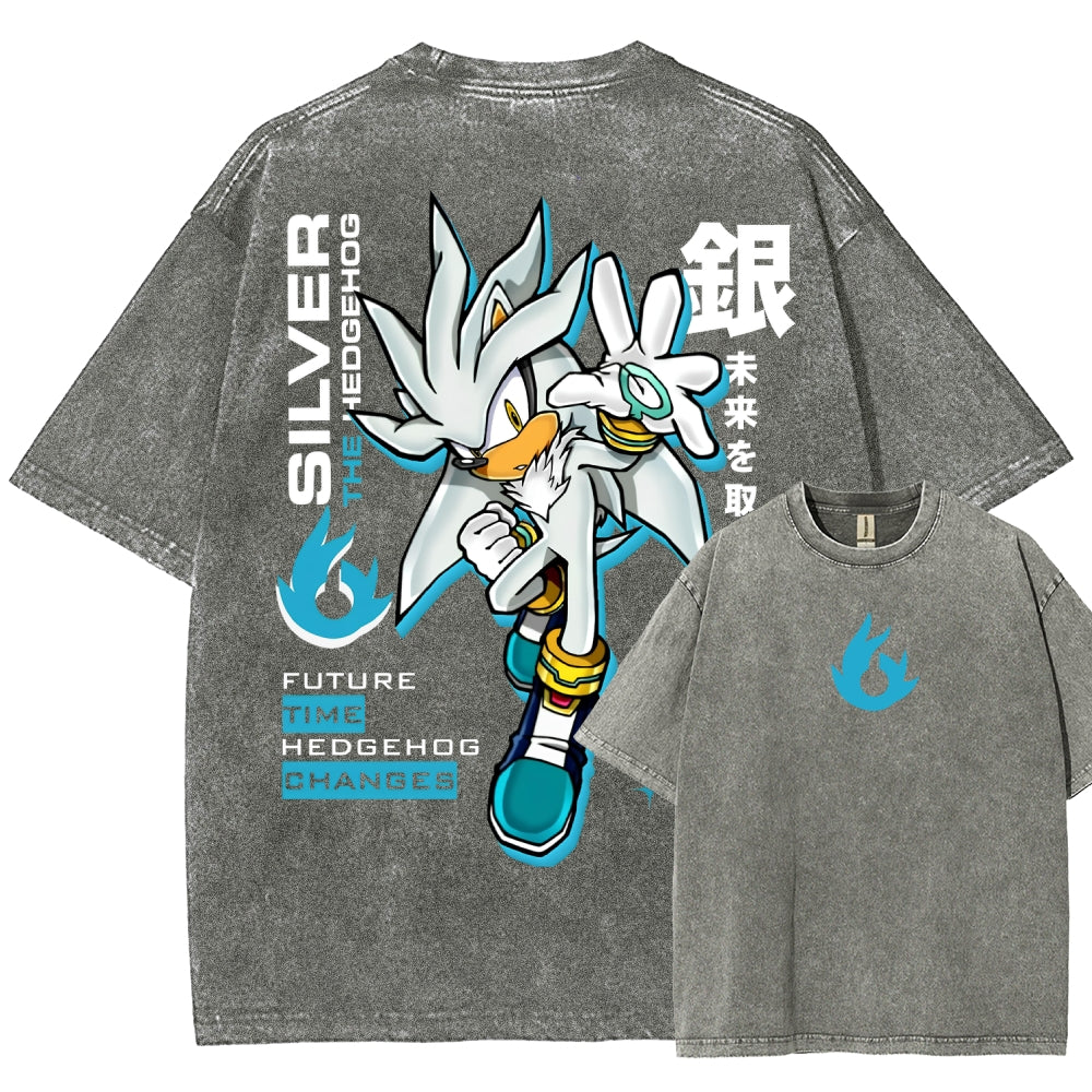 Sonic Unisex Fit Washed T-Shirt 2601012154