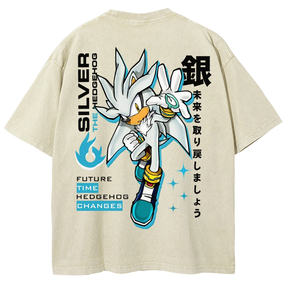 Sonic Unisex Fit Washed T-Shirt 2601012154