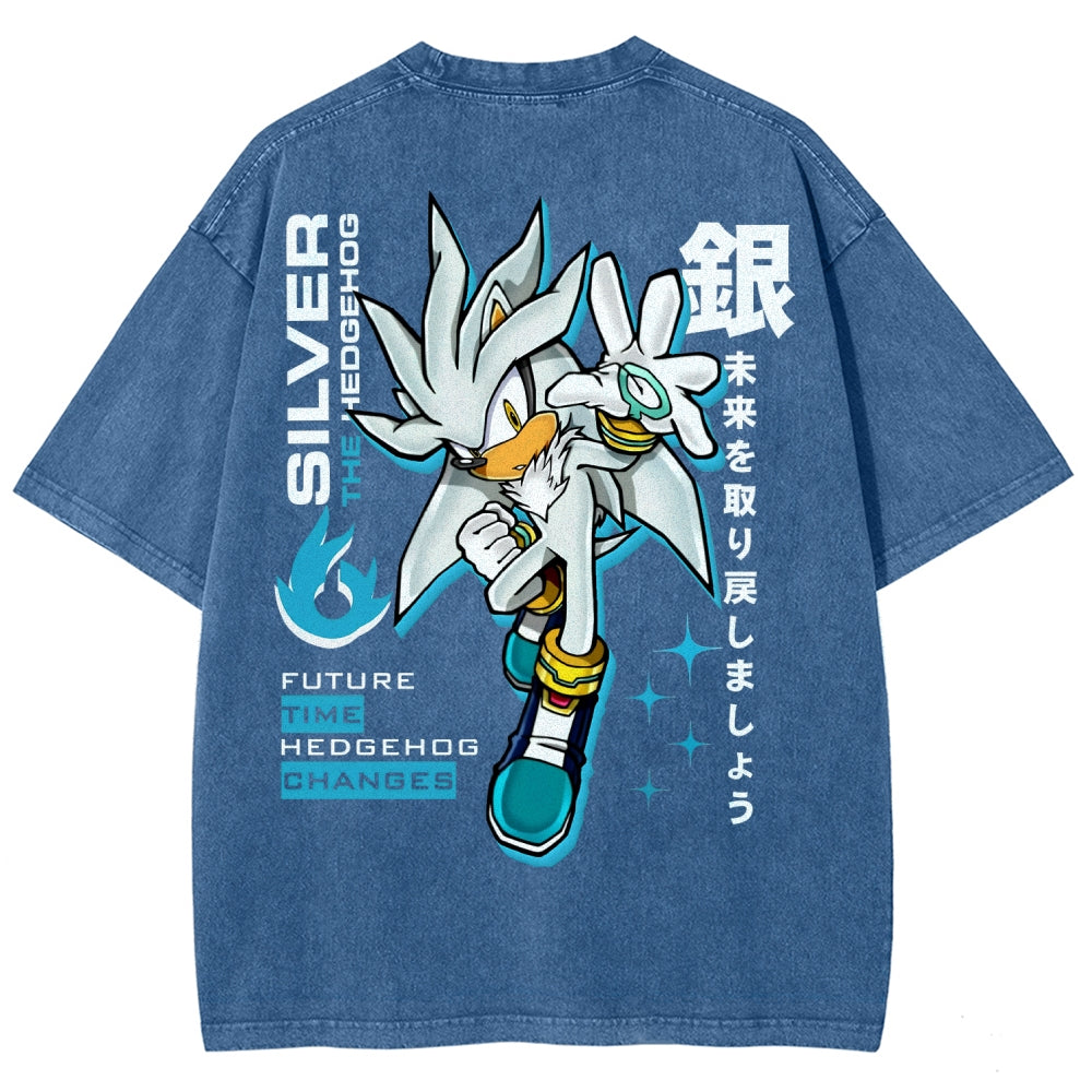 Sonic Unisex Fit Washed T-Shirt 2601012154