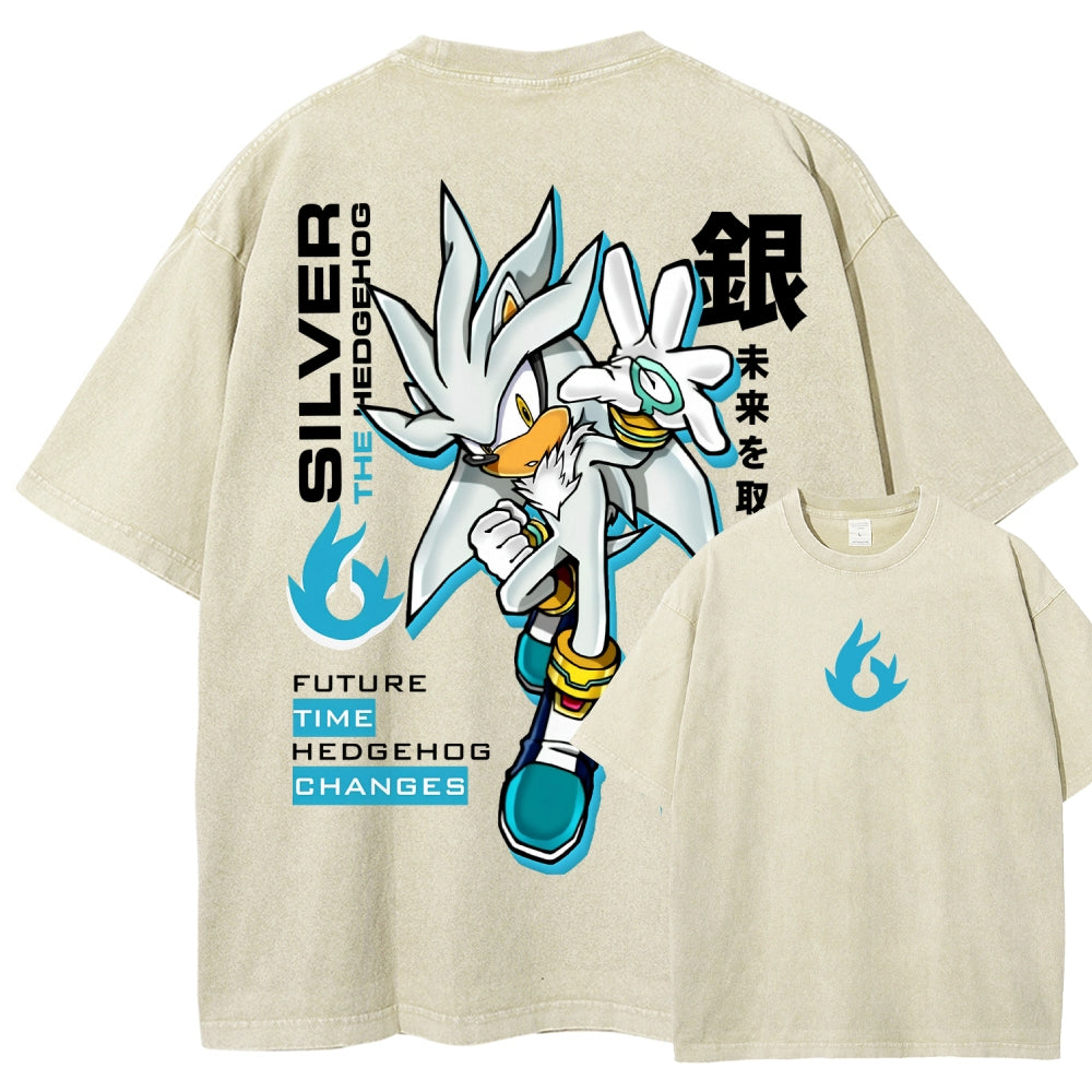 Sonic Unisex Fit Washed T-Shirt 2601012154