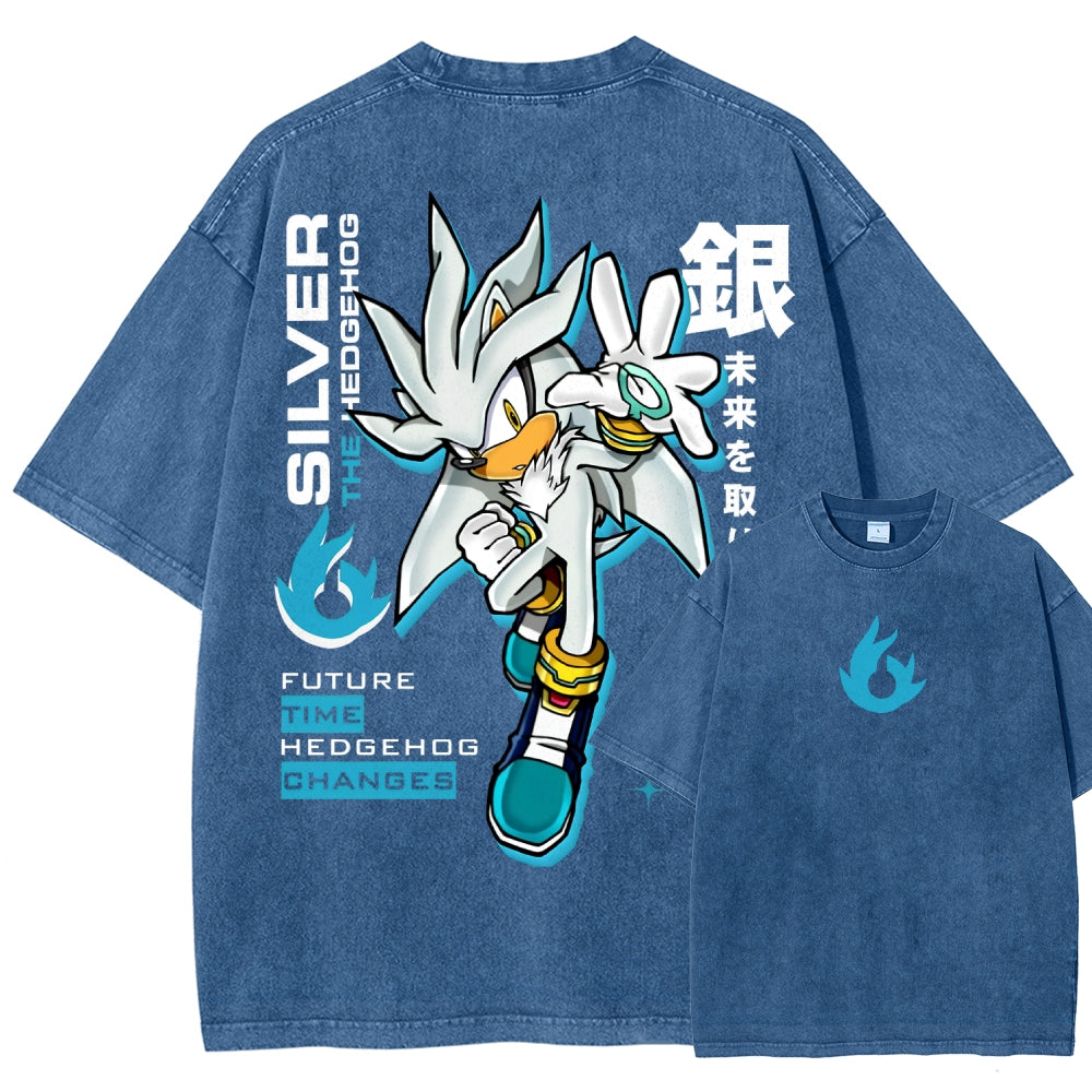 Sonic Unisex Fit Washed T-Shirt 2601012154