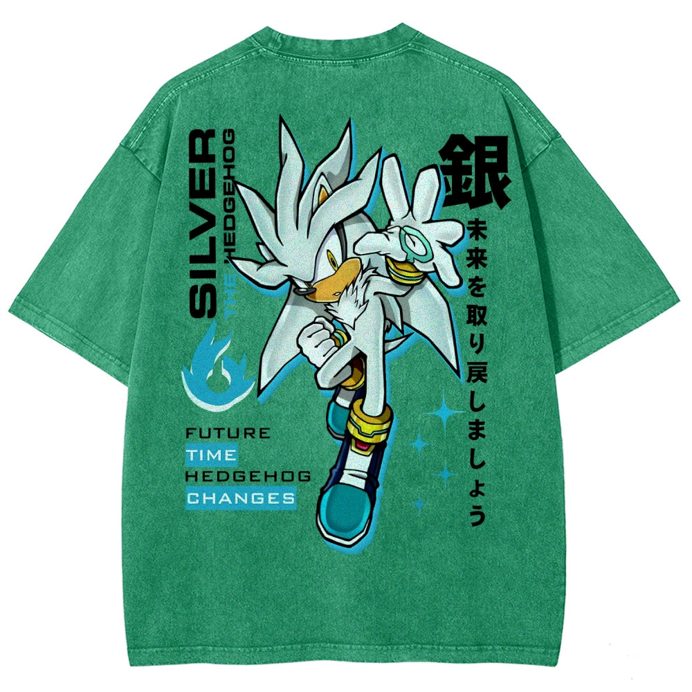 Sonic Unisex Fit Washed T-Shirt 2601012154