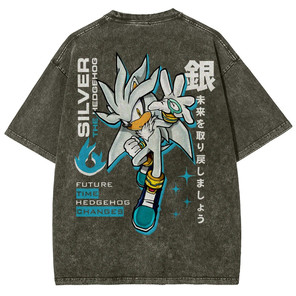 Sonic Unisex Fit Washed T-Shirt 2601012154
