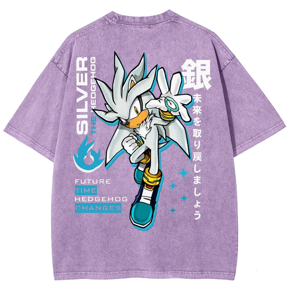 Sonic Unisex Fit Washed T-Shirt 2601012154