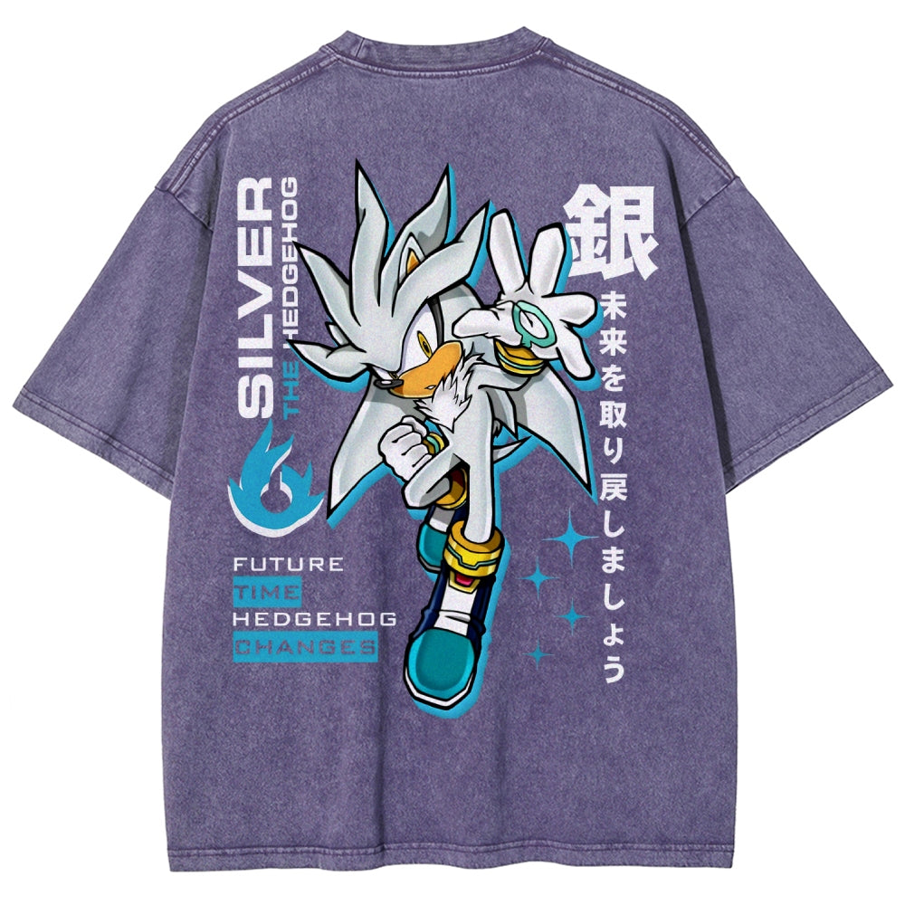 Sonic Unisex Fit Washed T-Shirt 2601012154