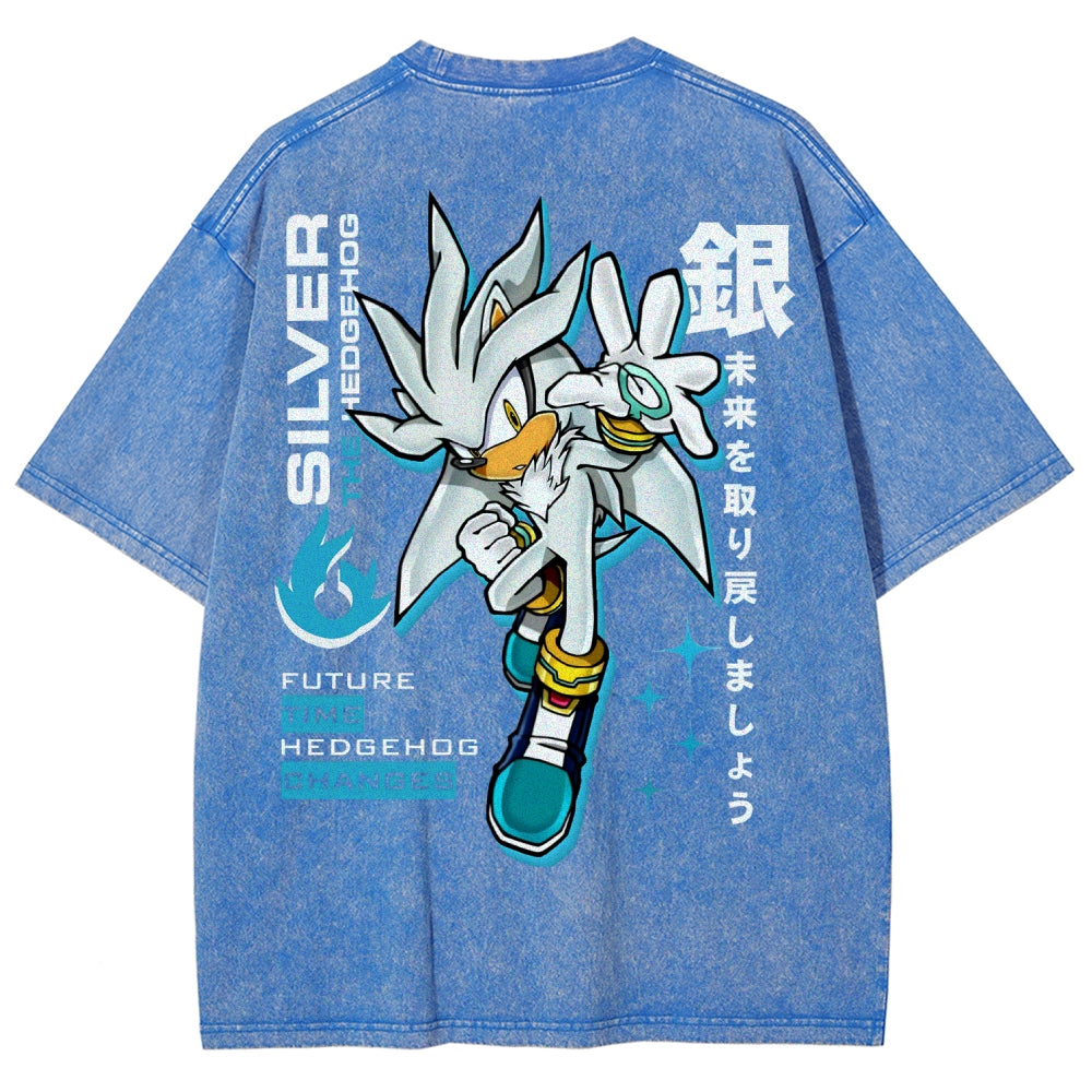 Sonic Unisex Fit Washed T-Shirt 2601012154