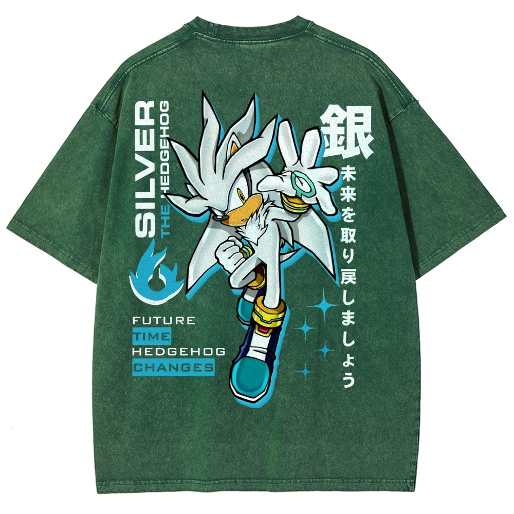 Sonic Unisex Fit Washed T-Shirt 2601012154