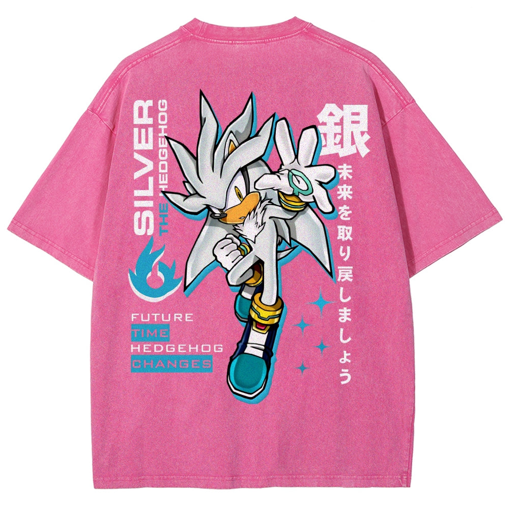 Sonic Unisex Fit Washed T-Shirt 2601012154