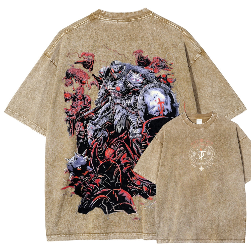 DOOM Unisex Fit Washed T-Shirt 2601012519