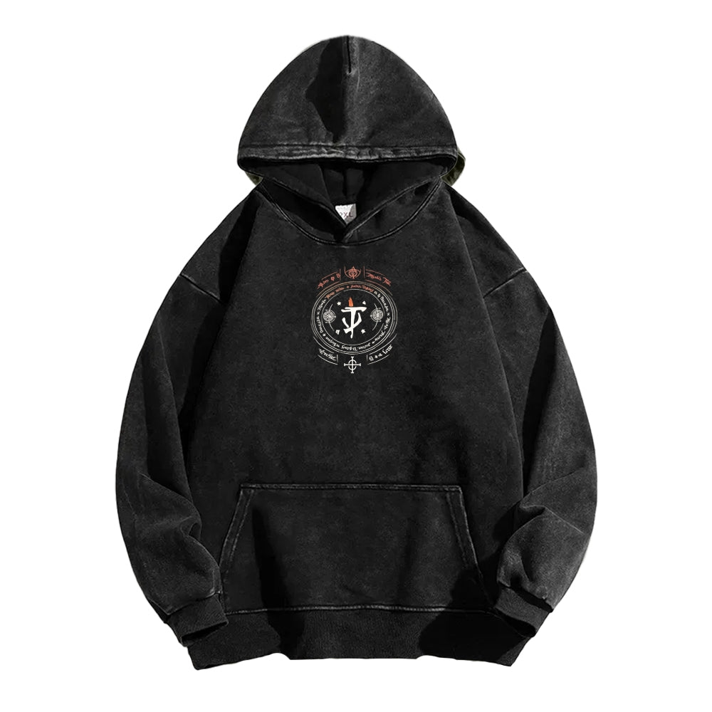 DOOM Unisex Washed Hoodie 2601012523