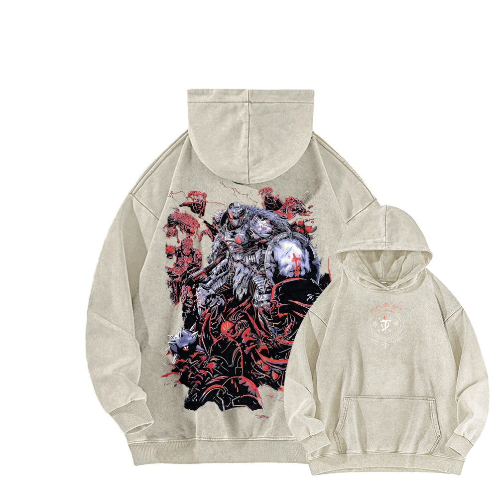 DOOM Unisex Washed Hoodie 2601012523