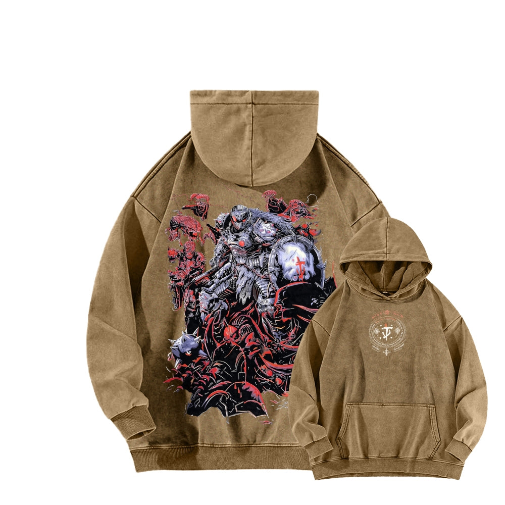 DOOM Unisex Washed Hoodie 2601012523
