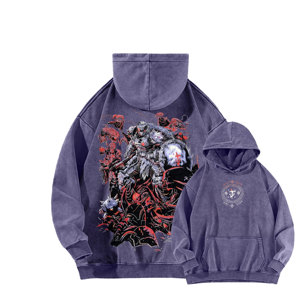 DOOM Unisex Washed Hoodie 2601012523