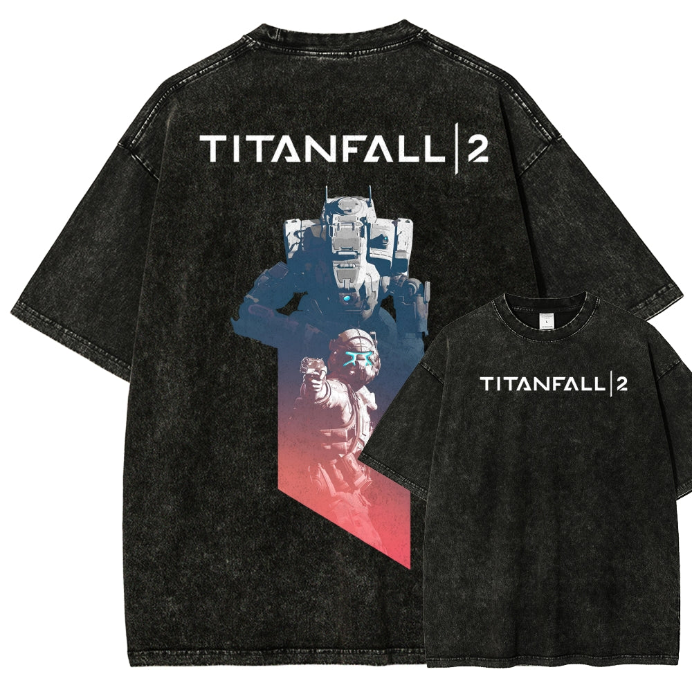 TITANFALL Unisex Fit Washed T-Shirt 2601013435