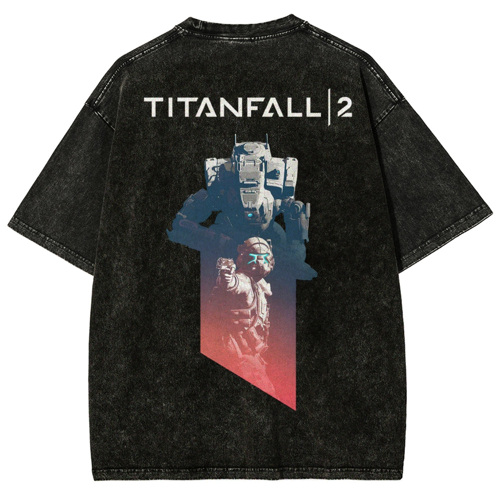 TITANFALL Unisex Fit Washed T-Shirt 2601013435