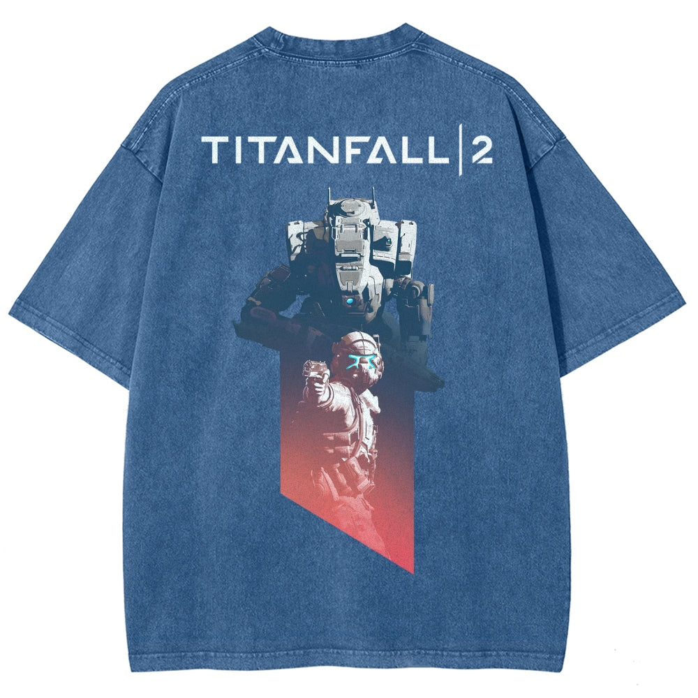 TITANFALL Unisex Fit Washed T-Shirt 2601013435
