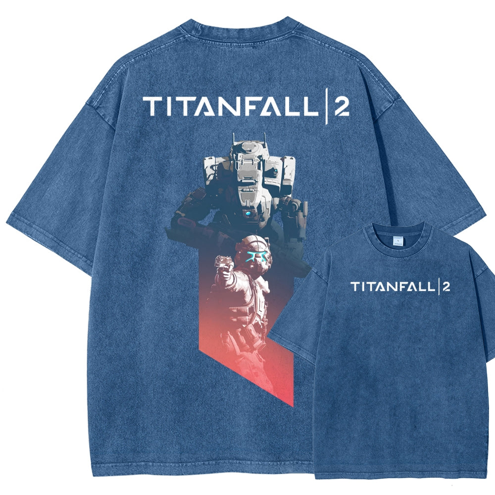 TITANFALL Unisex Fit Washed T-Shirt 2601013435