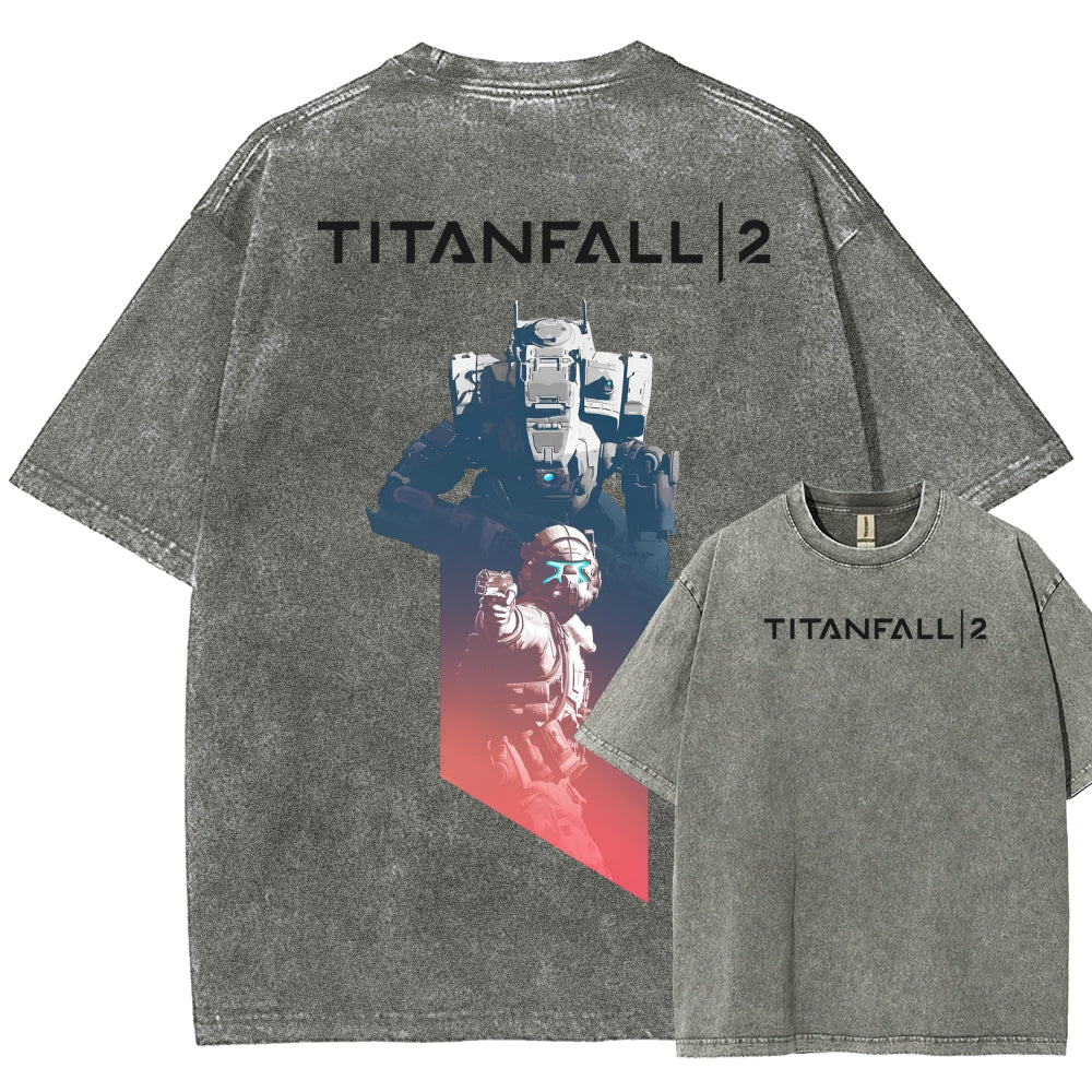 TITANFALL Unisex Fit Washed T-Shirt 2601013435