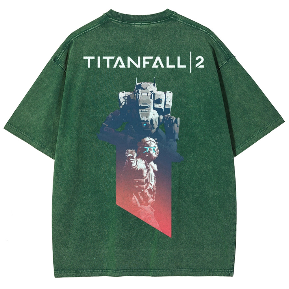 TITANFALL Unisex Fit Washed T-Shirt 2601013435