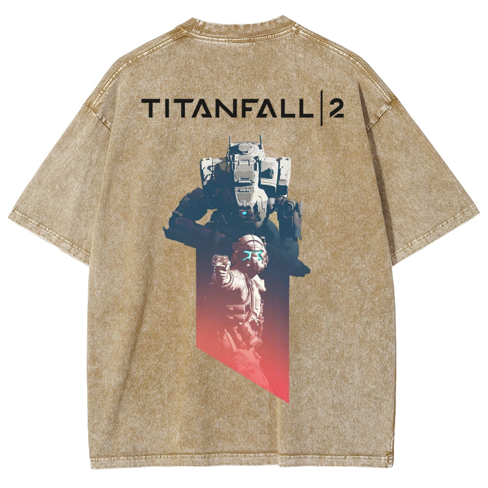 TITANFALL Unisex Fit Washed T-Shirt 2601013435