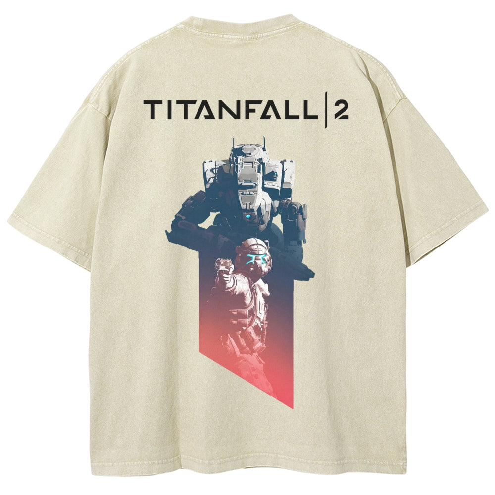 TITANFALL Unisex Fit Washed T-Shirt 2601013435