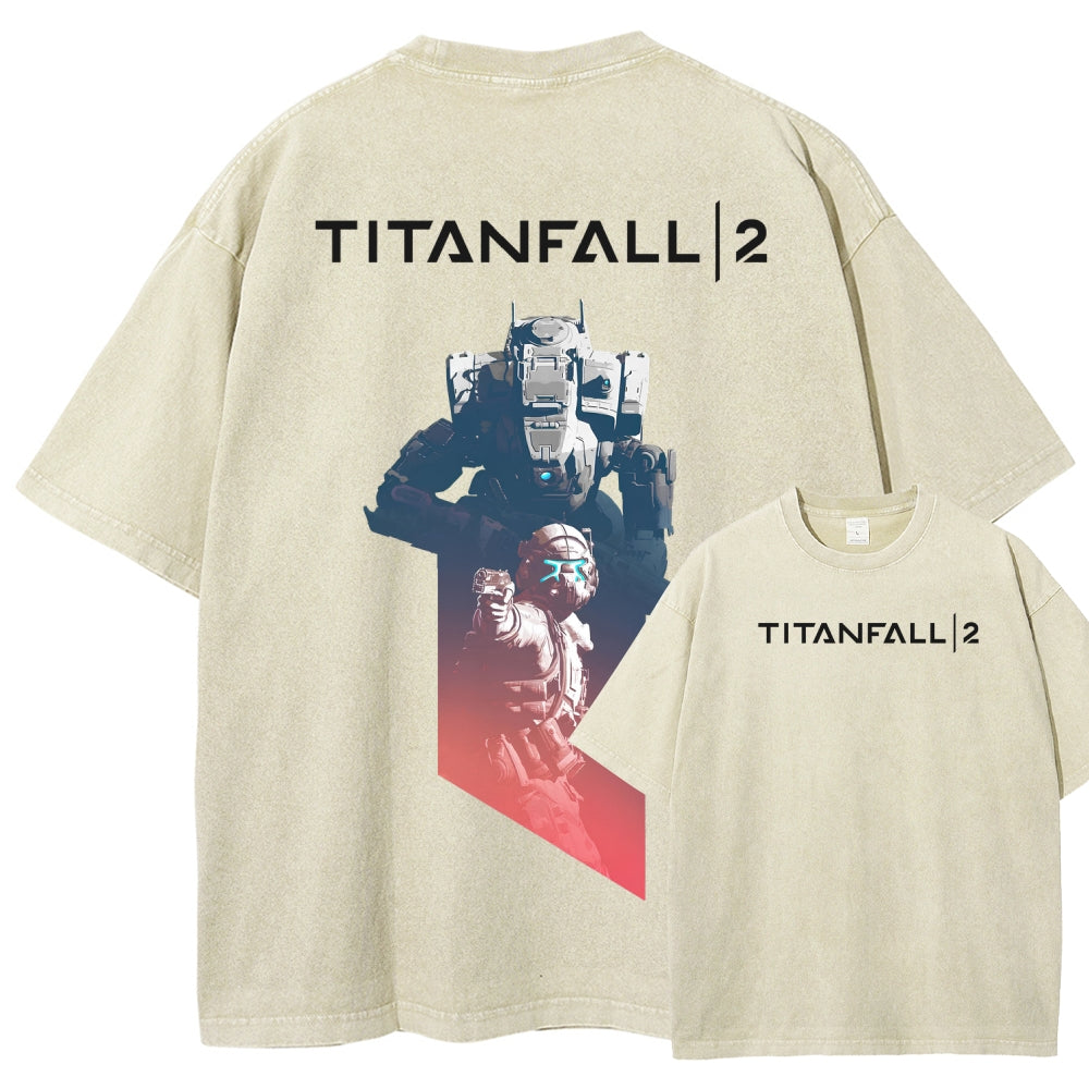 TITANFALL Unisex Fit Washed T-Shirt 2601013435