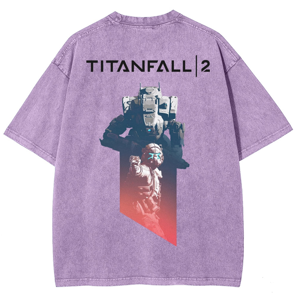 TITANFALL Unisex Fit Washed T-Shirt 2601013435