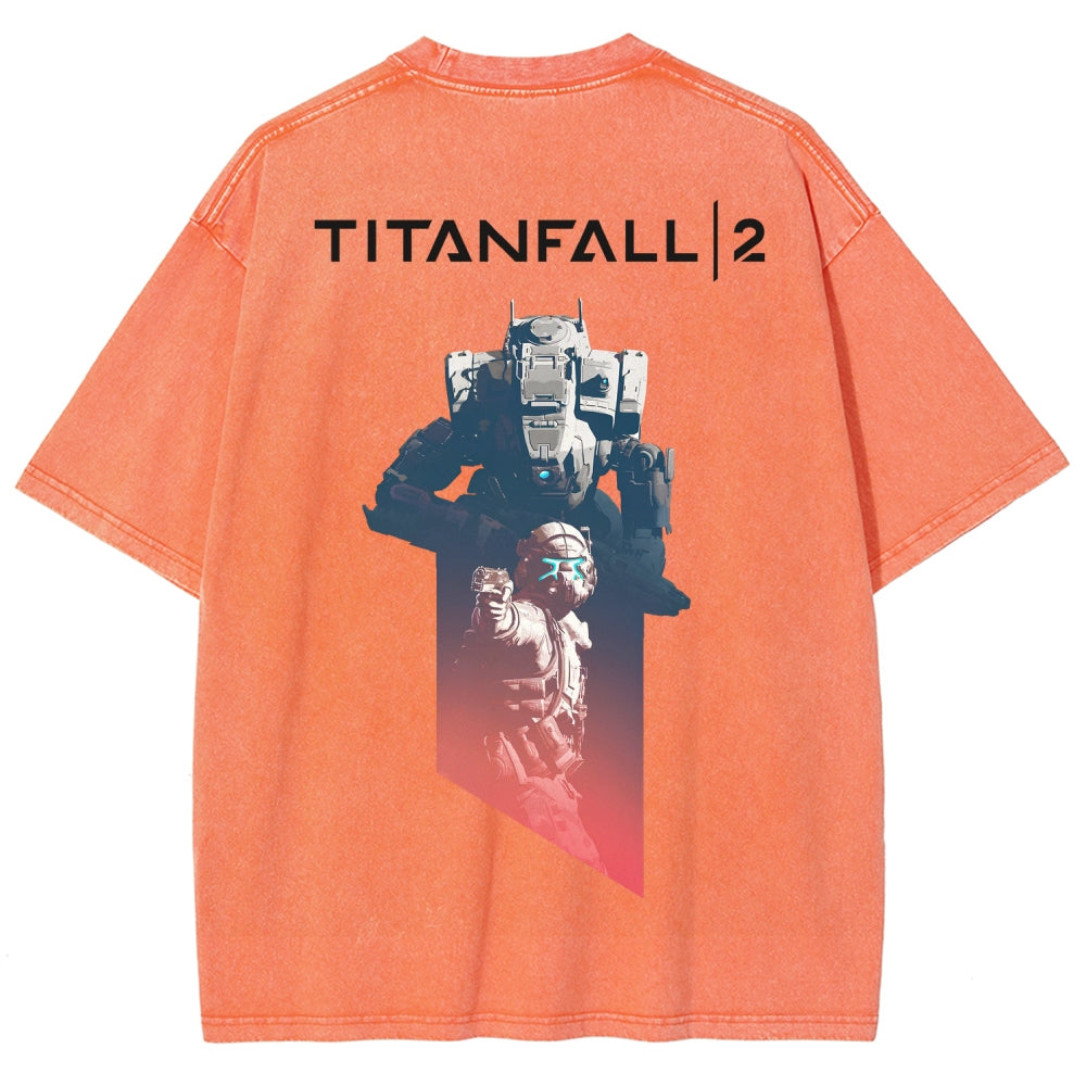 TITANFALL Unisex Fit Washed T-Shirt 2601013435