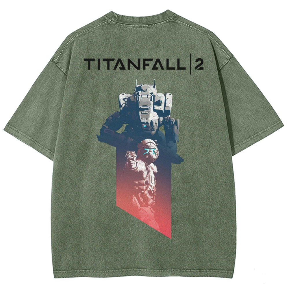 TITANFALL Unisex Fit Washed T-Shirt 2601013435