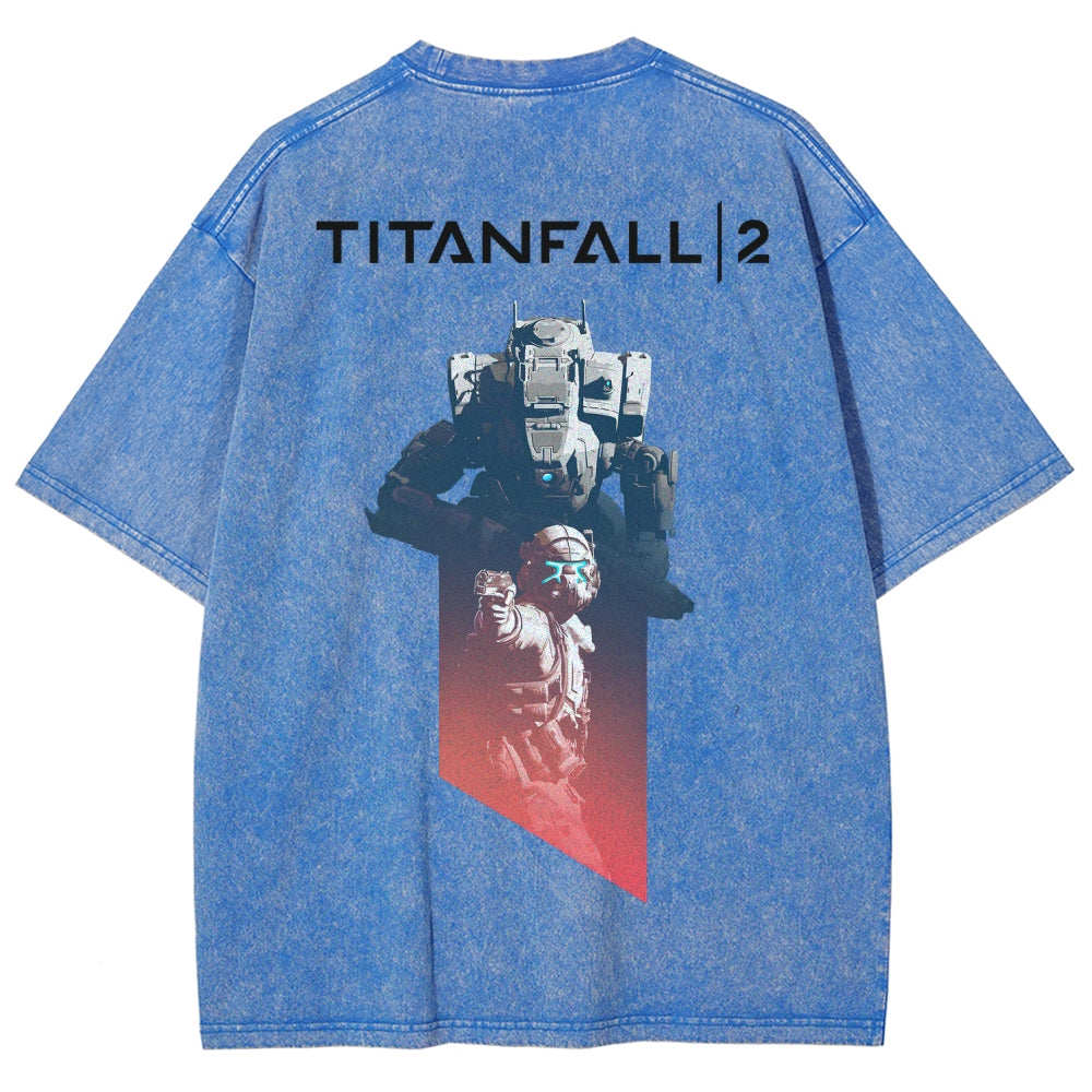 TITANFALL Unisex Fit Washed T-Shirt 2601013435