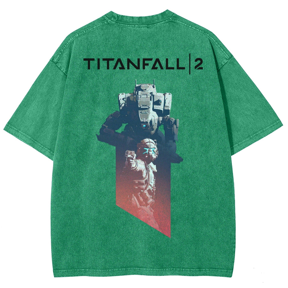 TITANFALL Unisex Fit Washed T-Shirt 2601013435