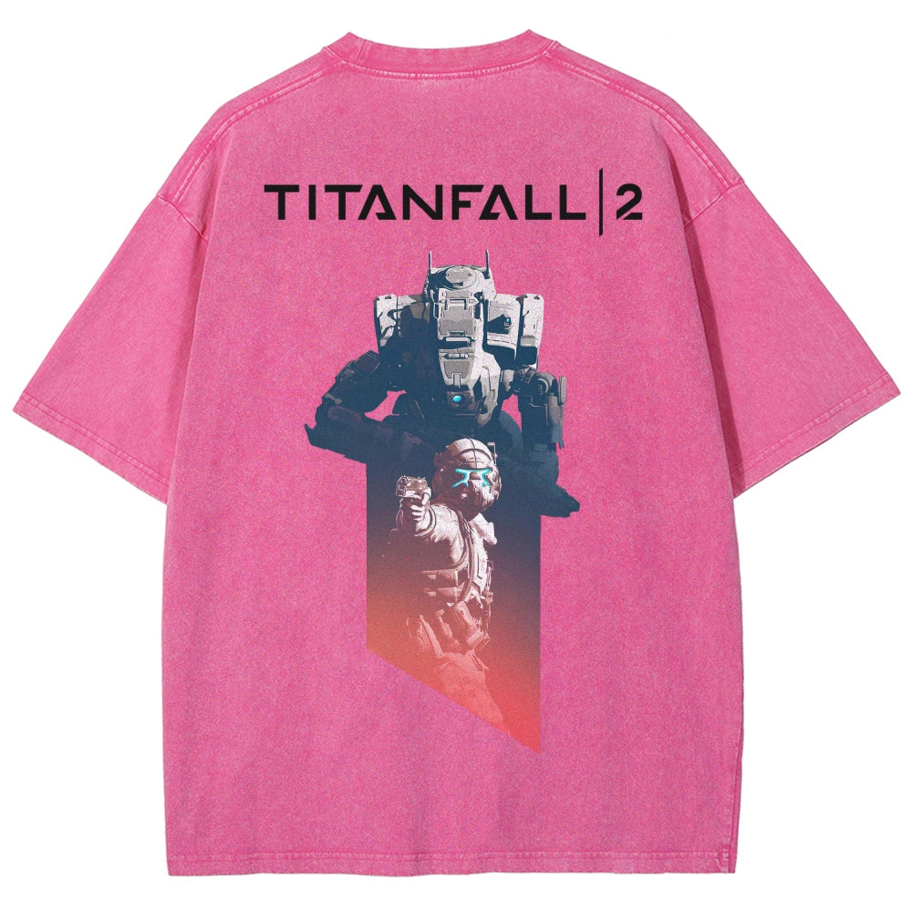 TITANFALL Unisex Fit Washed T-Shirt 2601013435