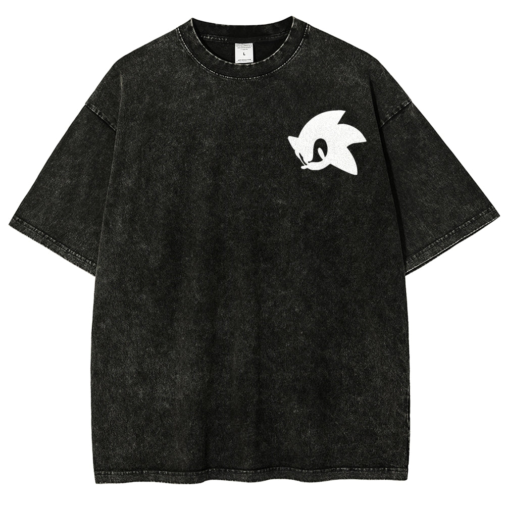 Sonic Unisex Fit Washed T-Shirt 2601014268