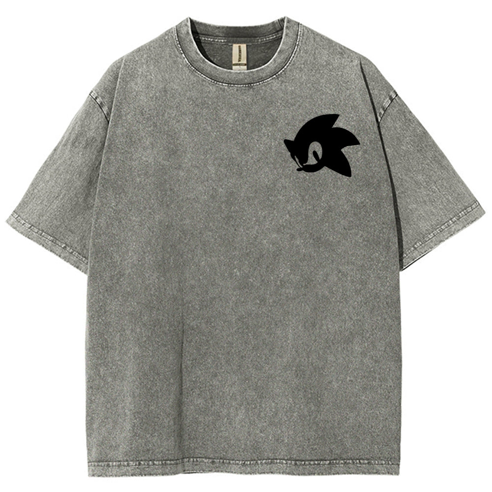 Sonic Unisex Fit Washed T-Shirt 2601014268
