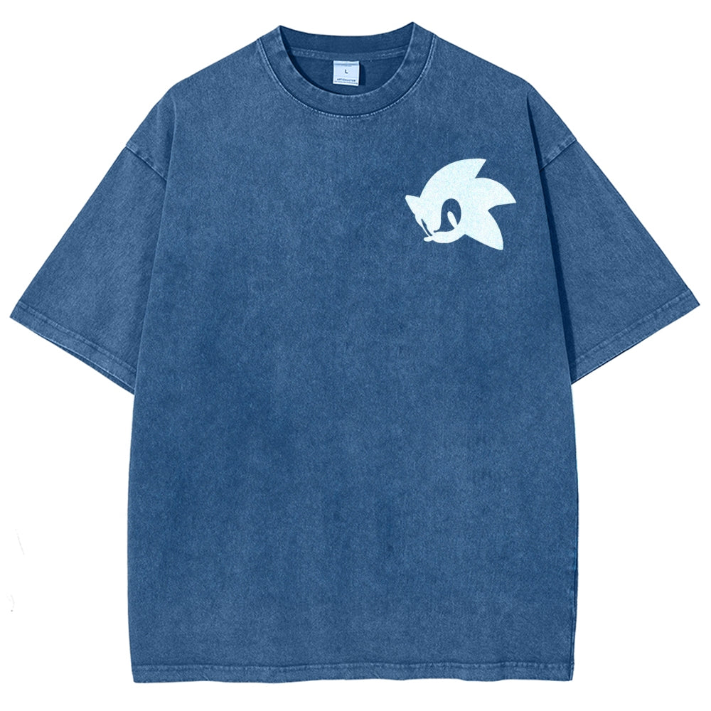 Sonic Unisex Fit Washed T-Shirt 2601014268