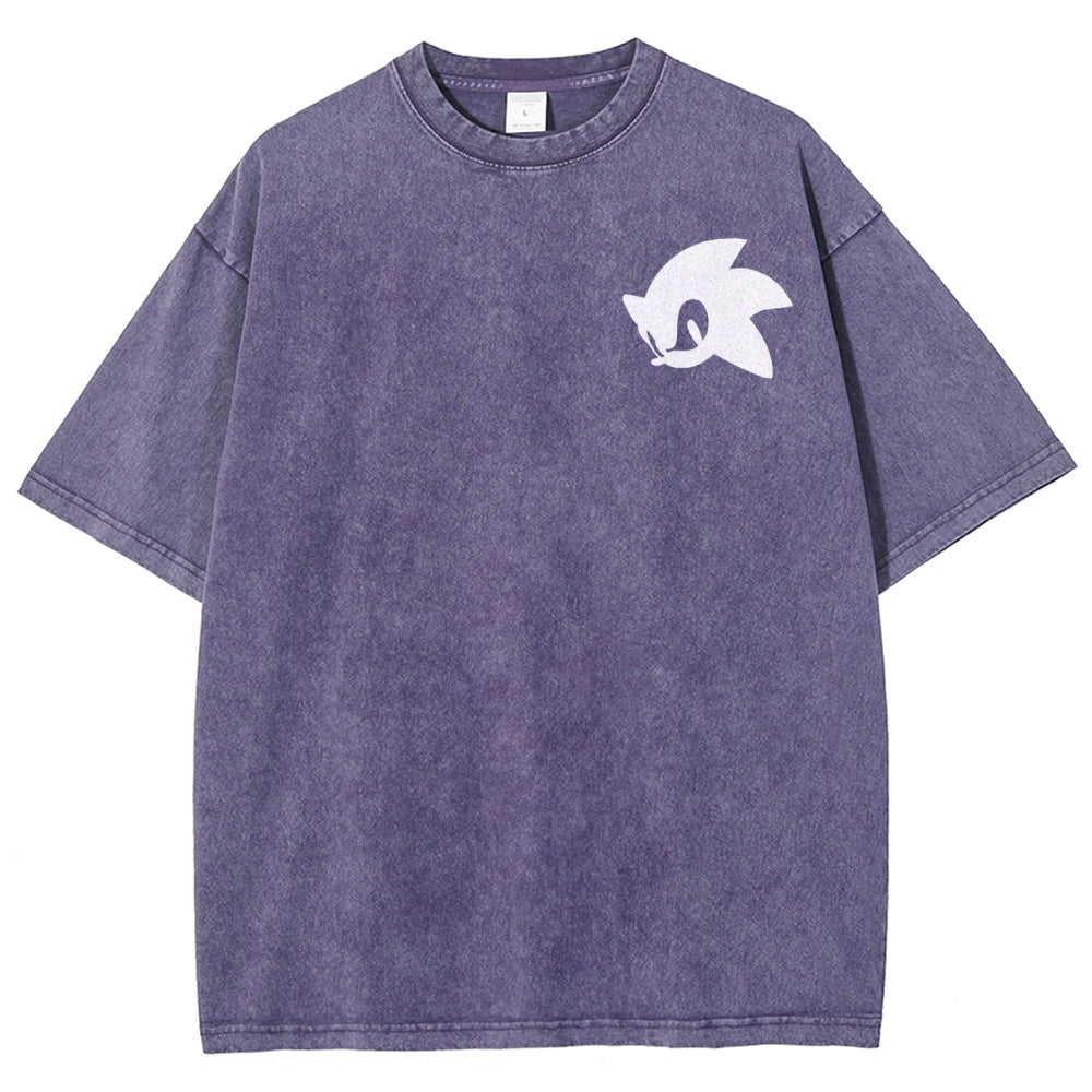 Sonic Unisex Fit Washed T-Shirt 2601014268