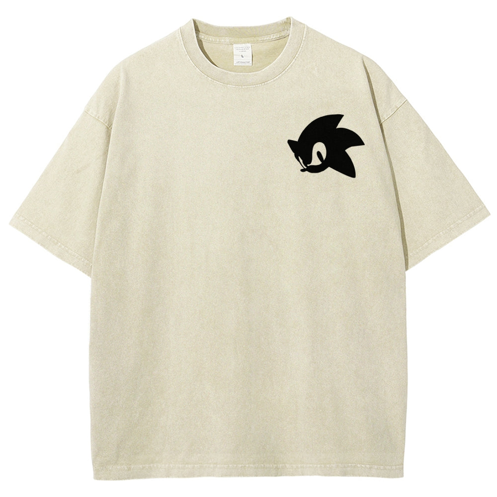 Sonic Unisex Fit Washed T-Shirt 2601014268